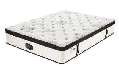 Chiro 7 Zone Latex Euro Top 35cm Pocket Spring Mattress - King Size