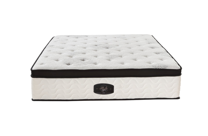 Chiro 7 Zone Latex Euro Top 35cm Pocket Spring Mattress - King Size