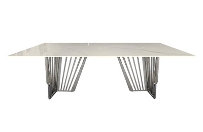 Salina Silver Dining Table -100cm x 200cm