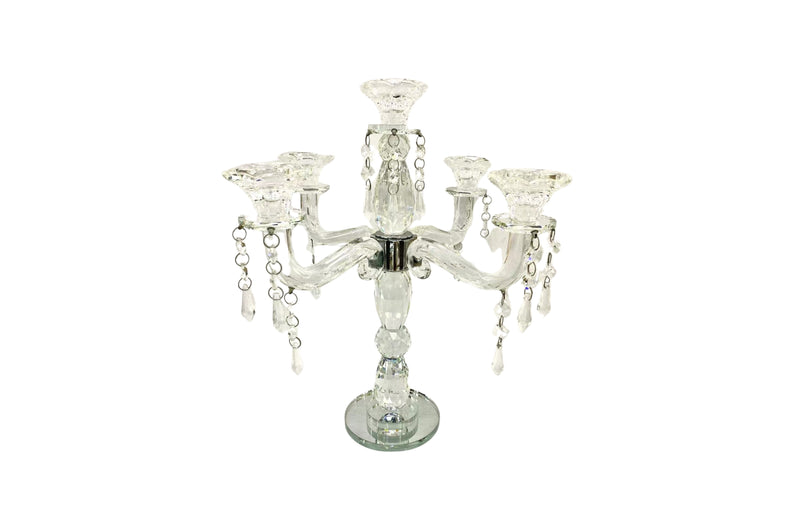 Crystal Candelabra 5 Arms