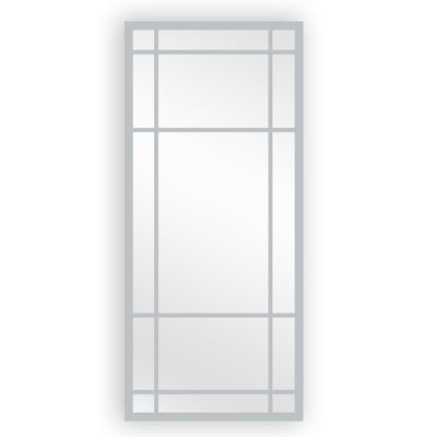 Window Style Mirror Full Length - White 80 CM x 180 CM