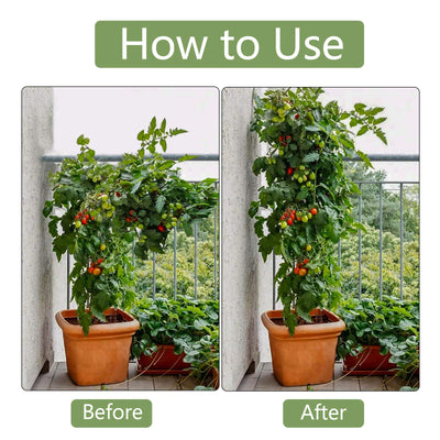 10x 8mm Garden Plant Stakes 90cm Steel Plant Stick Support Stakes Growing Climbing Plants