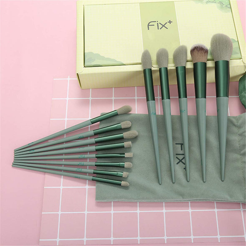 13 Pcs Makeup Brushes Sets Synthetic Foundation Blending Concealer Eye Shadow