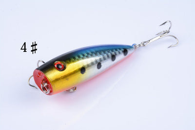 5X 7cm Popper Poppers Fishing Lure Lures Surface Tackle Fresh Saltwater