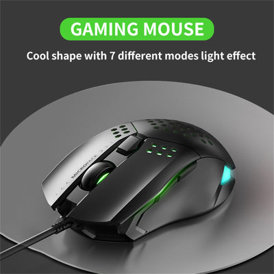 PC Gaming Mouse LED Optical Sensors DPI 6 Buttons USB Wired For Computer Laptop