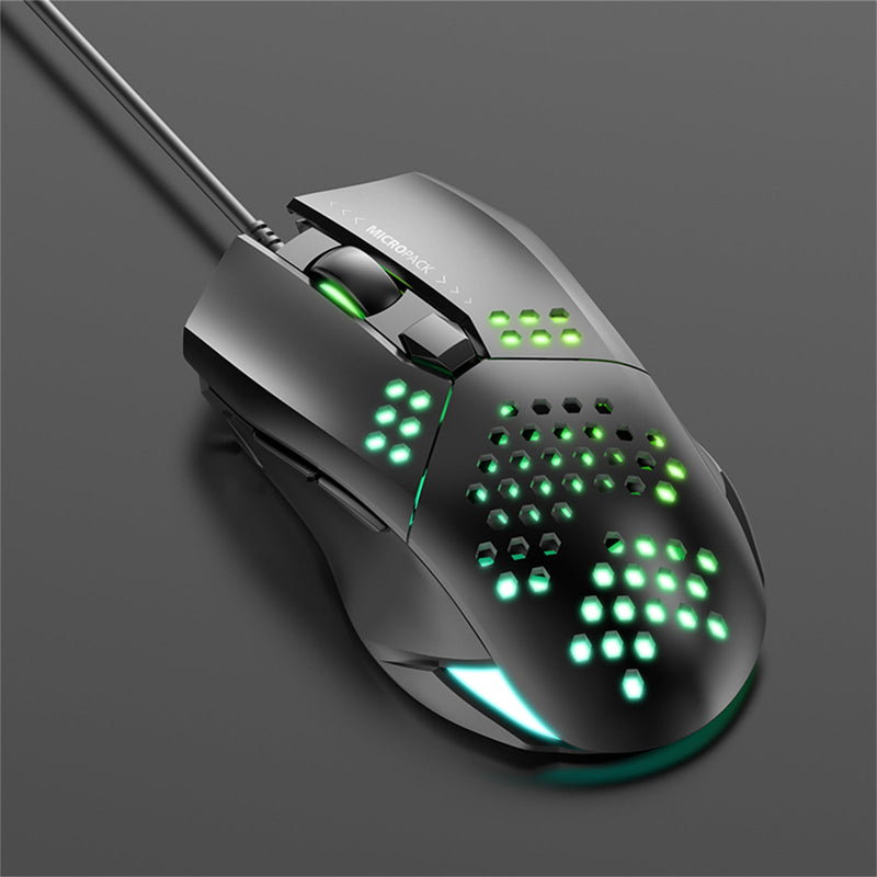 PC Gaming Mouse LED Optical Sensors DPI 6 Buttons USB Wired For Computer Laptop