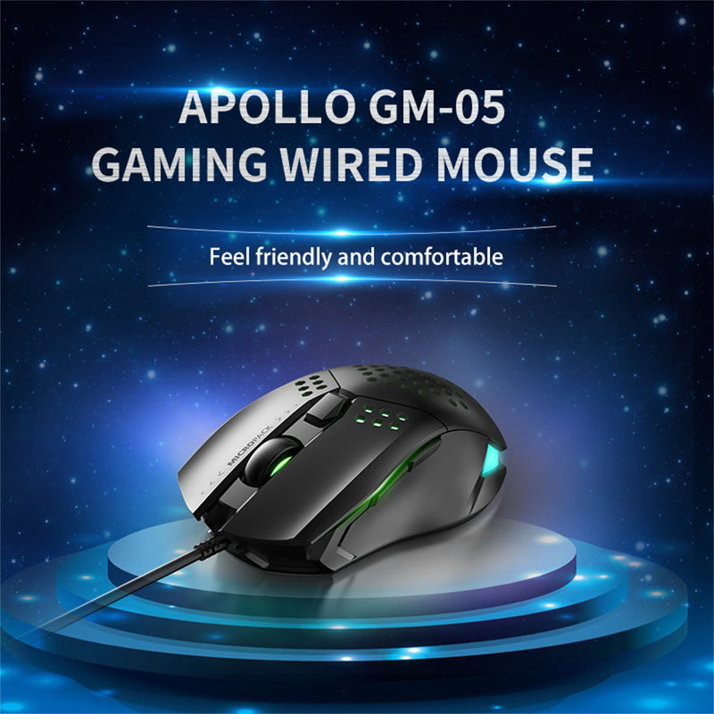 PC Gaming Mouse LED Optical Sensors DPI 6 Buttons USB Wired For Computer Laptop