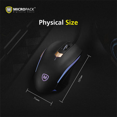 Gaming Mouse Rainbow Wired Breathing LED 6 Buttons DPI Switch Hi Performance PC