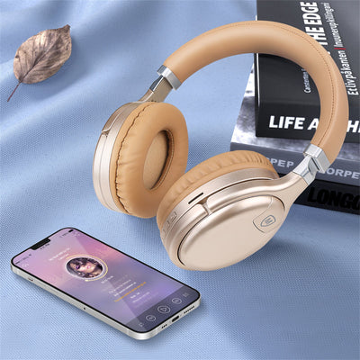 Wireless Headphones Bluetooth 5.0 earphone headset with Mic Noise Cancelling AU