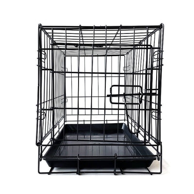 36" Pet Dog Cage Kennel Metal Crate Enlarged Thickened Reinforced Pet Dog House