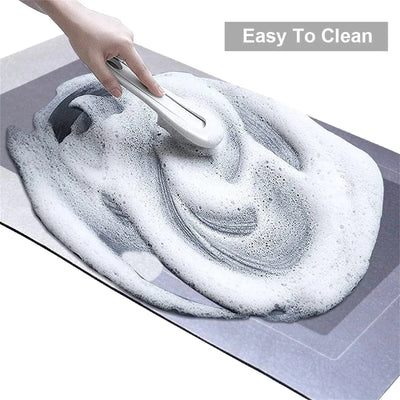 Lofiso Soft Quick-Drying Floor Mat Super Absorbency Bathroom Balcony Non-slip Carpet