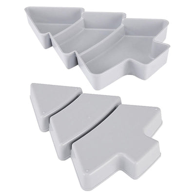 Cookingstuff Small Tree Split Dried Fruit Plate Household Creative Plate Plastic Snack Box