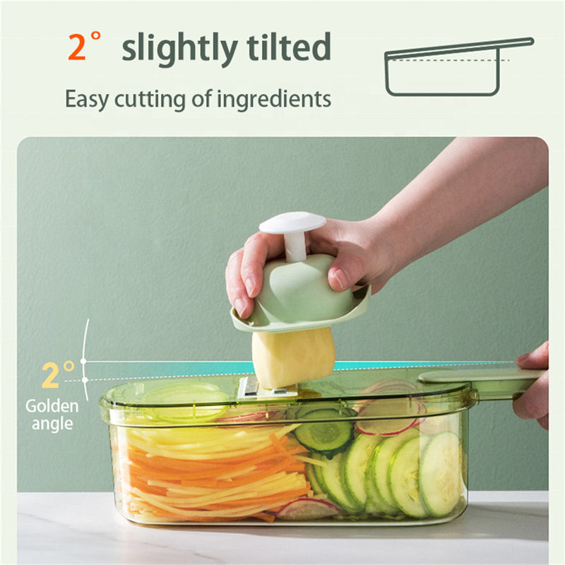 Cookingstuff Multi-Functional Household Fruit Cutter Chopper Fruit Vegetable Peeler Green