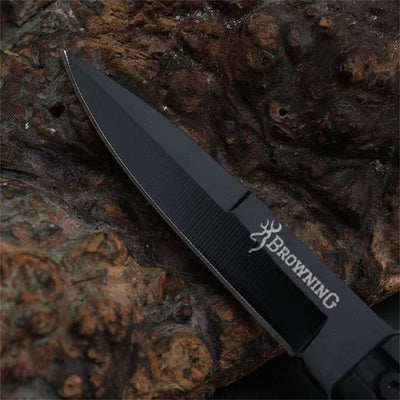 Mountgear Rubber Handle Folding Multi-Function High Camping Mini  Field Survival Knife