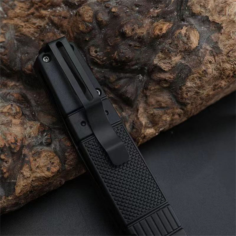 Mountgear Rubber Handle Folding Multi-Function High Camping Mini  Field Survival Knife