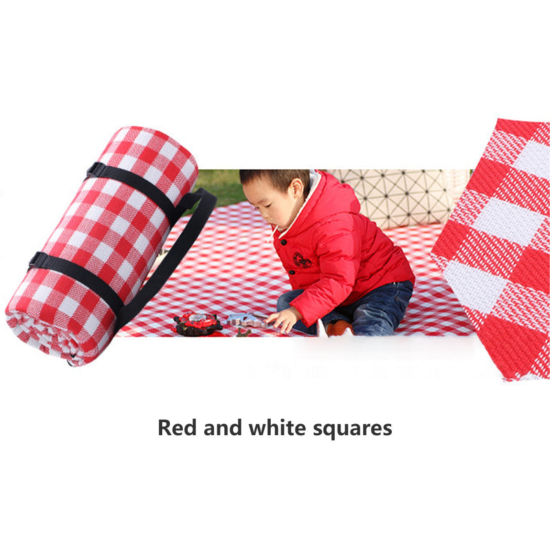 Mountgear Waterproof Folding Picnic Blanket Rug Camping Mat Beach Rug Moistureproof L