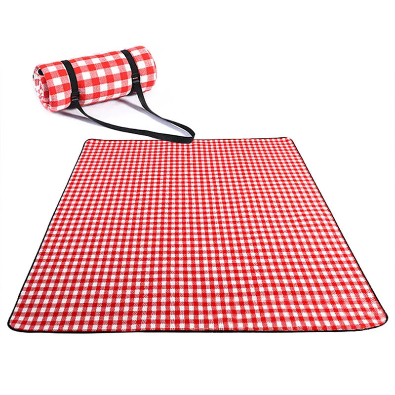 Mountgear Waterproof Folding Picnic Blanket Rug Camping Mat Beach Rug Moistureproof L