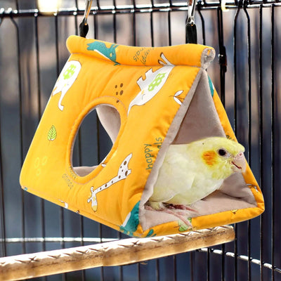 Pawfriends Bird Sleep Cotton Nest Cage Hut Pet Hammock Hang Cave Bed Parrot Warm Tent L AU