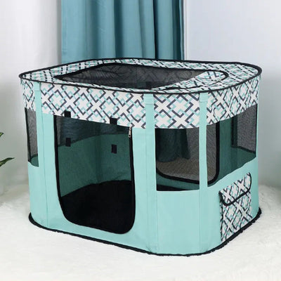 Pawfriends Pet Cat Delivery Room Fence Tent Kittens Puppies Dogs Closed Maternity Support M