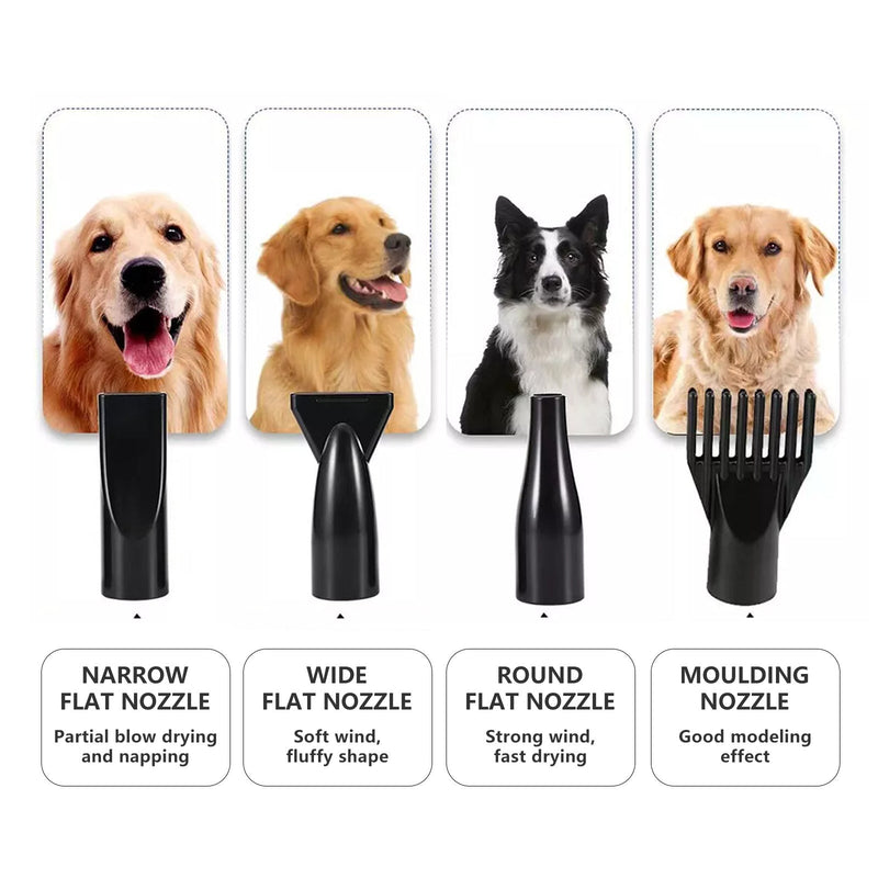 Pawfriends Dog Cat Hair Dryer Grooming Blow Speed 2000W Pet Hairdryer Blower Heater Blaster