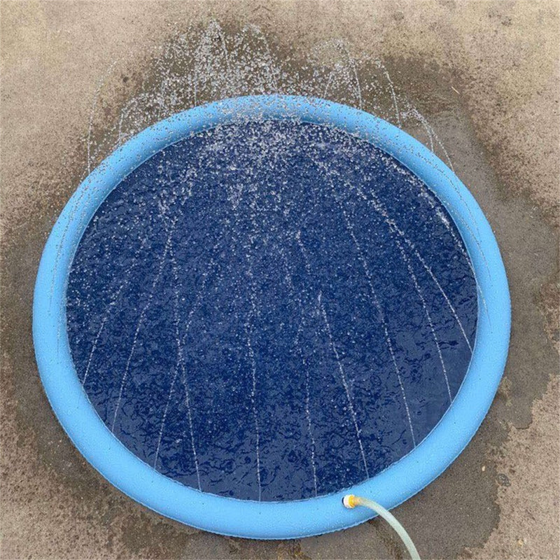 Pawfriends Thick Anti-Skid Pet Water Spray Mat Children Playing Outdoor Water Spray Mat M