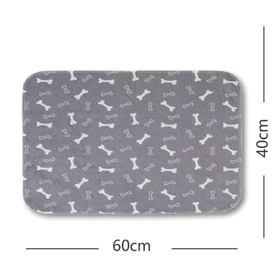 Pawfriends Washable Pet Dog Pee Pad Reusable Cat Puppy Training Wee Absorbent Mat Bed 40x60