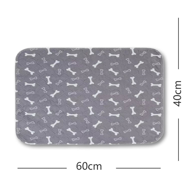 Pawfriends Washable Pet Dog Pee Pad Reusable Cat Puppy Training Wee Absorbent Mat Bed 40x60