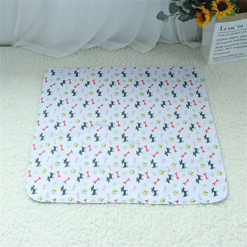 Pawfriends Washable Pet Dog Pee Pad Reusable Cat Puppy Training Wee Absorbent Mat Bed 40x60