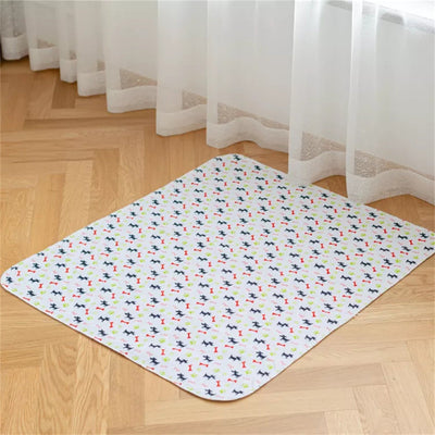 Pawfriends Washable Pet Dog Pee Pad Reusable Cat Puppy Training Wee Absorbent Mat Bed 40x60