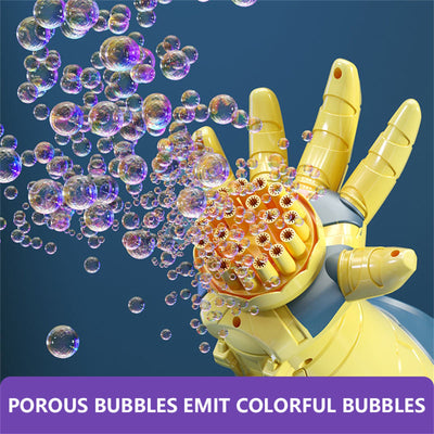 Bubblerainbow Electric Children Fully Automatic Porous Luminous No Leakage Bubble Gun