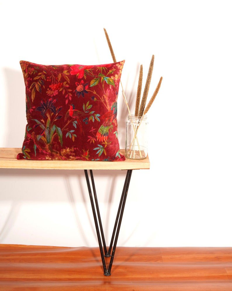 Linen Connections Tassel Hand Tufted Cushion Cover Moroccan Boho &