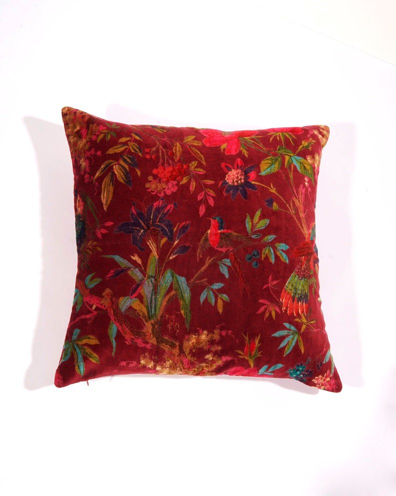 Linen Connections Tassel Hand Tufted Cushion Cover Moroccan Boho &