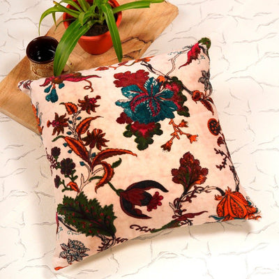 Mexican Painter Pillow Case, Frida Floral Decorative Cushion, Mexican Painter Art Garden Country Mexico Muertes Cushion Cover