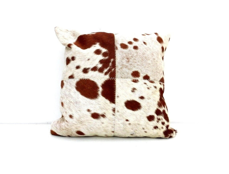 Exotic Cowhide Cushion Pillowcases Brown, Leather Cushion, Black and White 40*40cm Gift | Christmas Decor Cushion Pillow Covers