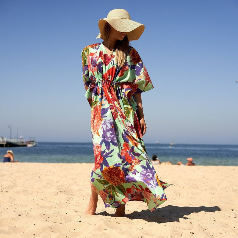 Cotton Kaftan, Caftan, Maxi Dress, Kimono, Cotton Dress, Caridgan, Mother&