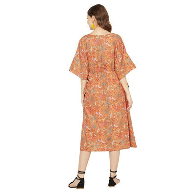 Cotton Kaftan, Caftan, Maxi Dress, Cotton Dress, Plus size Clothing, Comfortable clothing for Women, Maternity Gown, Long Robe, Night Gown Kaf69