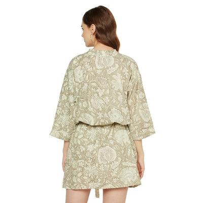 Kimono Cotton Kimono Bathrobe Frida Valentines Day GiftBird Bathrobe Turkish Bathrobe Cardigan Nightwear Dressing Gown Beach Bikini Summer SCK40