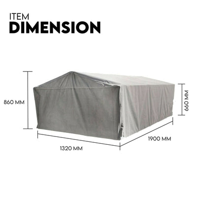 6X4 TRAILER CAGE CANVAS COVER (600mm) Heavy Duty Canvas Best Quality Waterproof