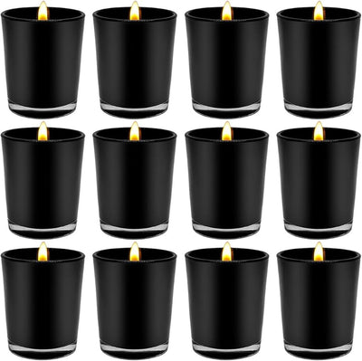 20 Pack Black Matt Tealight Candle Holder 6.5cm Festival Decor Wedding Propose Parties Holiday and Home Decor