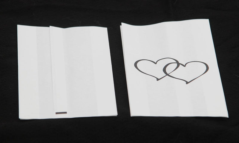 100 Pack Wedding Cake Bags Greaseproof Wax Paper Slice Take Home Favour Large Heart