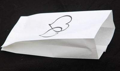 150 Pack Wedding Cake Bags Greaseproof Wax Paper Slice Take Home Favour Large Heart