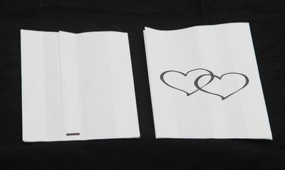 200 Pack Wedding Cake Bags Greaseproof Wax Paper Slice Take Home Favour Large Heart