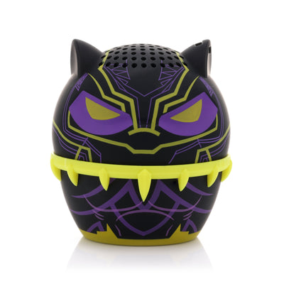 Marvel Bitty Boomers Black Light Black Panther Ultra-Portable Collectible Bluetooth Speaker