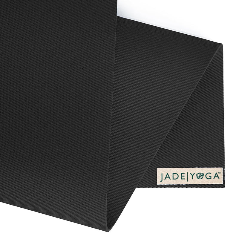 Jade Yoga Harmony Mat- Black & Etekcity Scale for Body Weight and Fat Percentage - Black Bundle