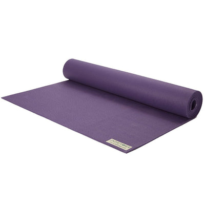 Jade Yoga Harmony Mat - Purple & Iron Flask Wide Mouth Bottle with Spout Lid, Fire, 32oz/950ml Bundle