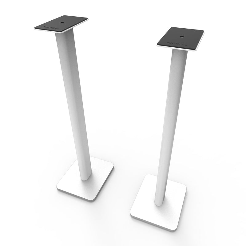 Kanto SP32PLW 32" Tall Bookshelf Speaker Floor Stands - Pair, White