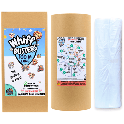 Whiff Busters 100m Scented Nappy Bin Liner Refills