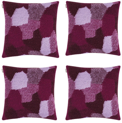 Pack of 4 Giovanni Fuchsia Purple Cushion Cover Made In Europe