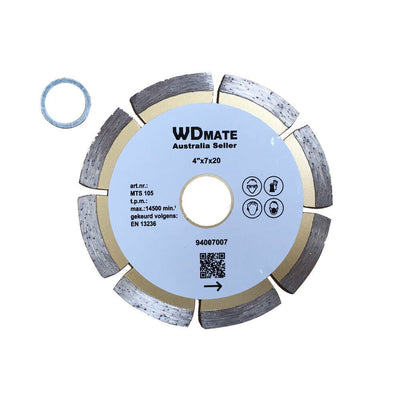 5x 105mm Segment Diamond Circular Saw Blade Dry 4" Cutting Disc Wheel 20/16mm