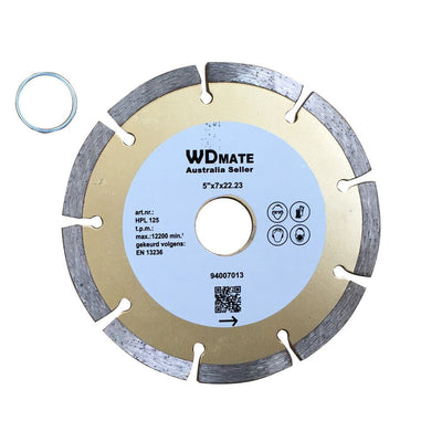 3x Dry Segment Diamond Saw Blade 125mm 5" Cutting Disc 20/22mm Tile Brick Marble